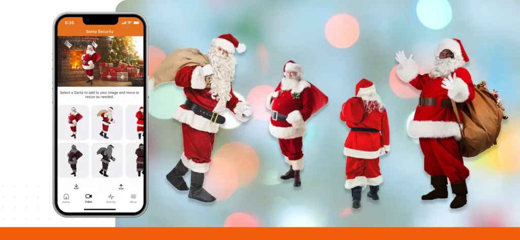 Santa Home Security Feature. Let Santa show up on your security camera!
